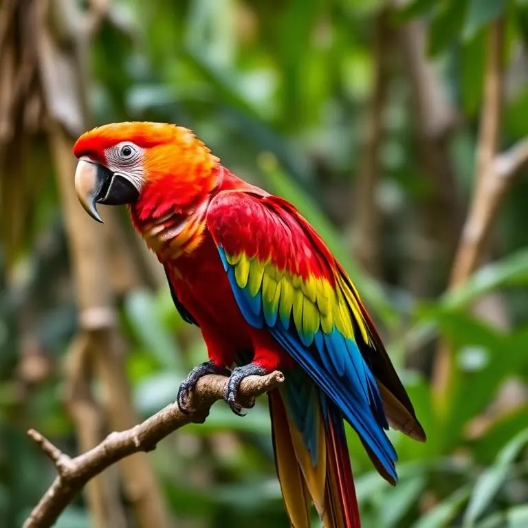 Scarlet macaw
