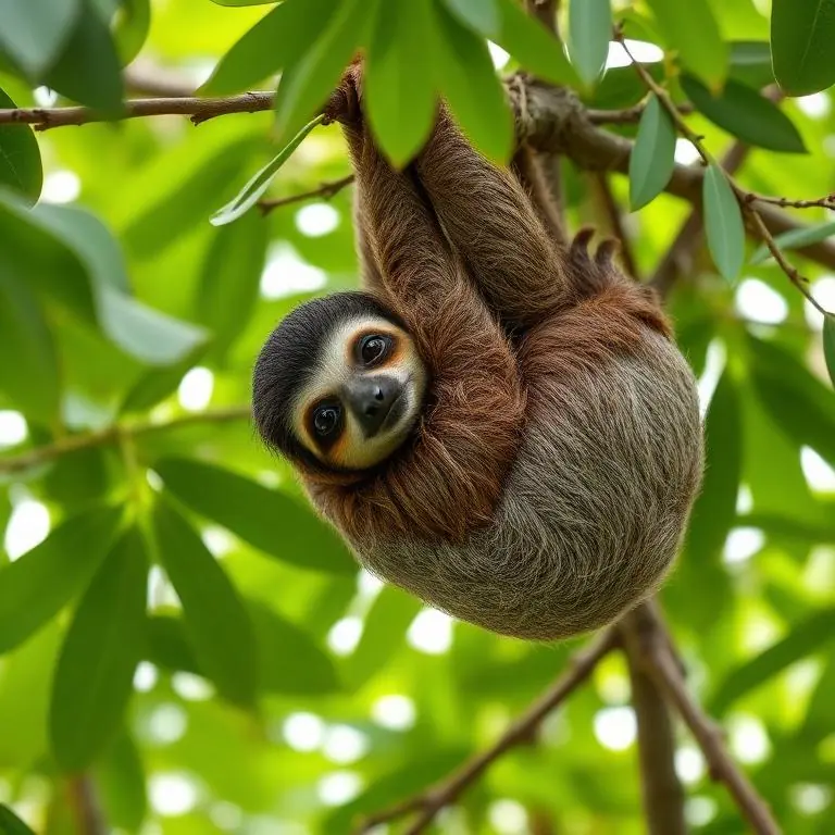 Brown-throated three-toed sloth